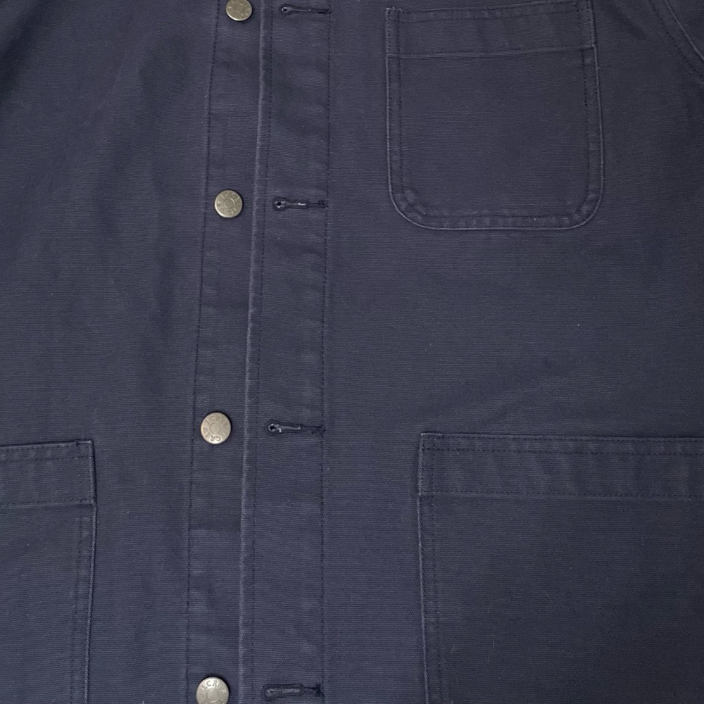 J. Crew Canvas Chore Men's Jacket Navy - Picture 7 of 9